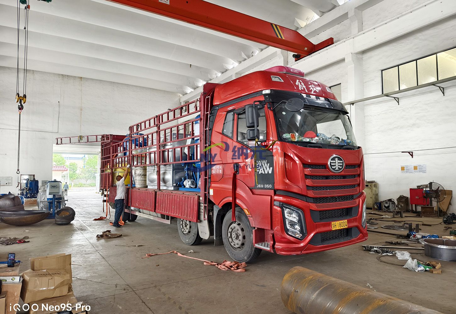 發(fā)貨常熟華域視覺(jué)新建智能車(chē)載視覺(jué)設(shè)備基地項(xiàng)目的設(shè)備！